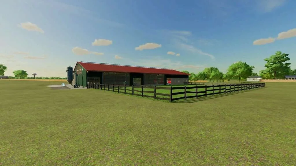 Large Cow Barn – 240 Animals v1.1 FS22 FS22 Mod Free Download
