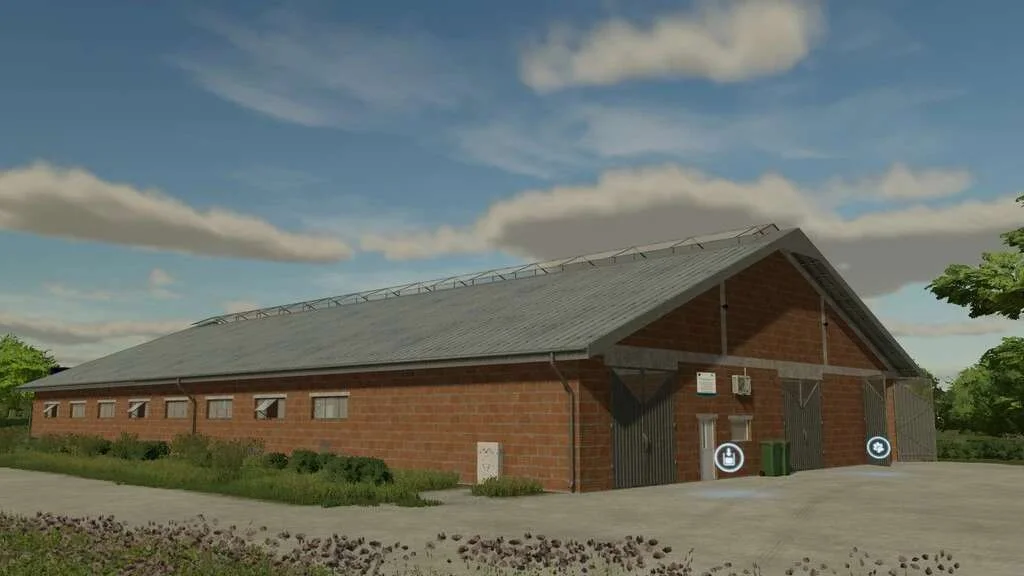 Large Cowshed v1.0 FS22 FS22 Mod Free Download