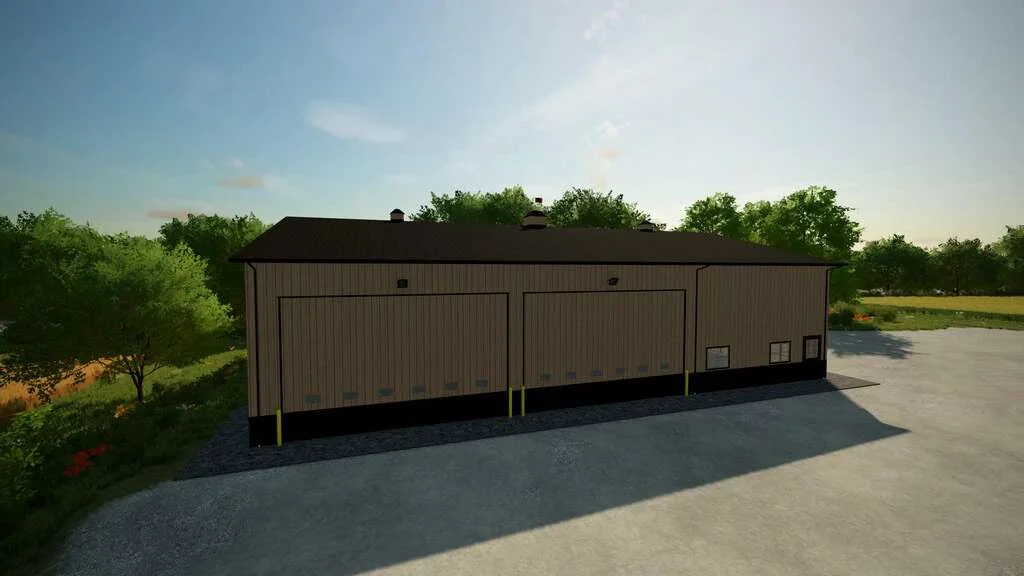 Large Enclosed Sheds v1.0 FS22 FS22 Mod Free Download