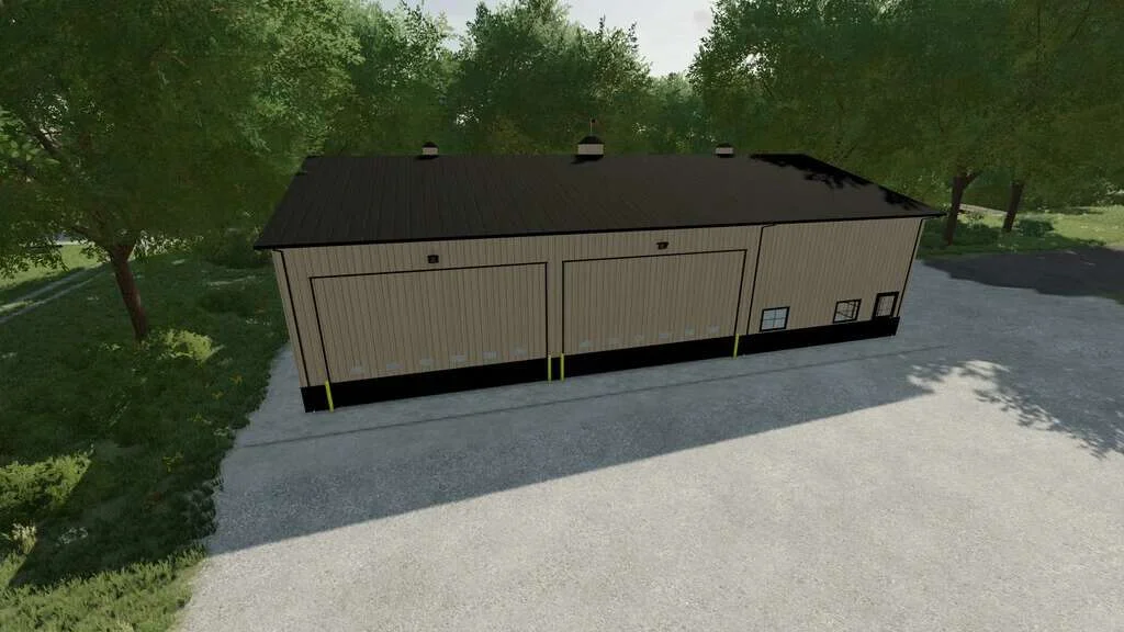 Large Enclosed Sheds v1.1 FS22 FS22 Mod Free Download
