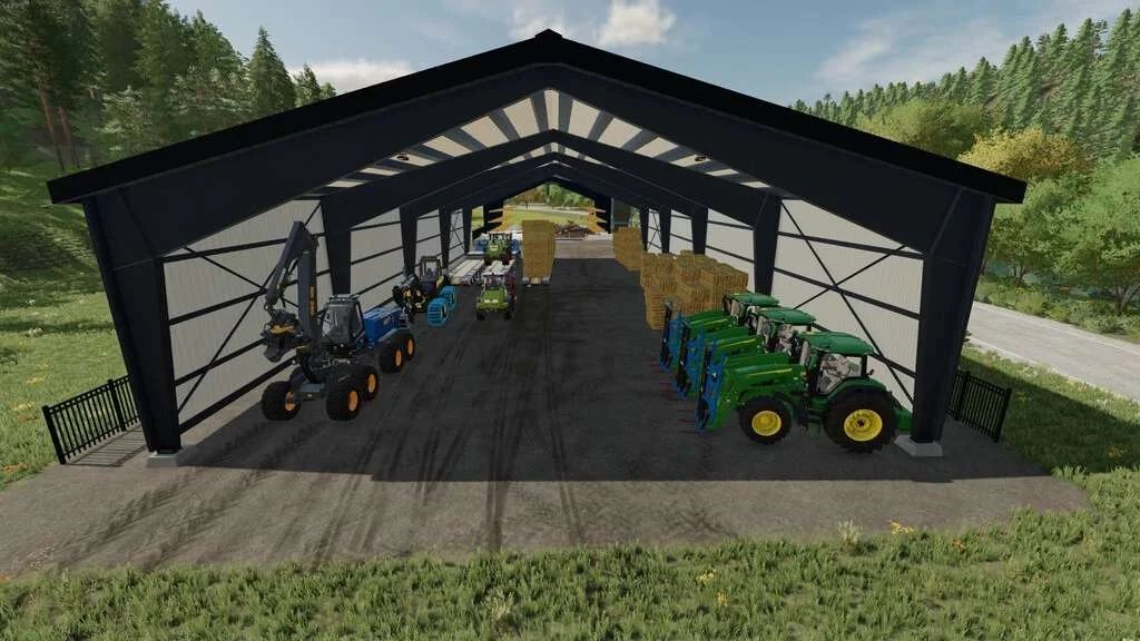 Large Metal Pavilion v1.0 FS22 FS22 Mod Free Download