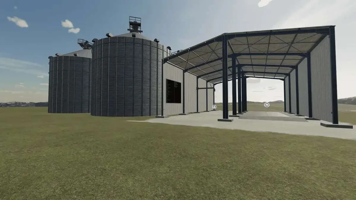Large Silo facility v1.0 FS22 FS22 Mod Free Download