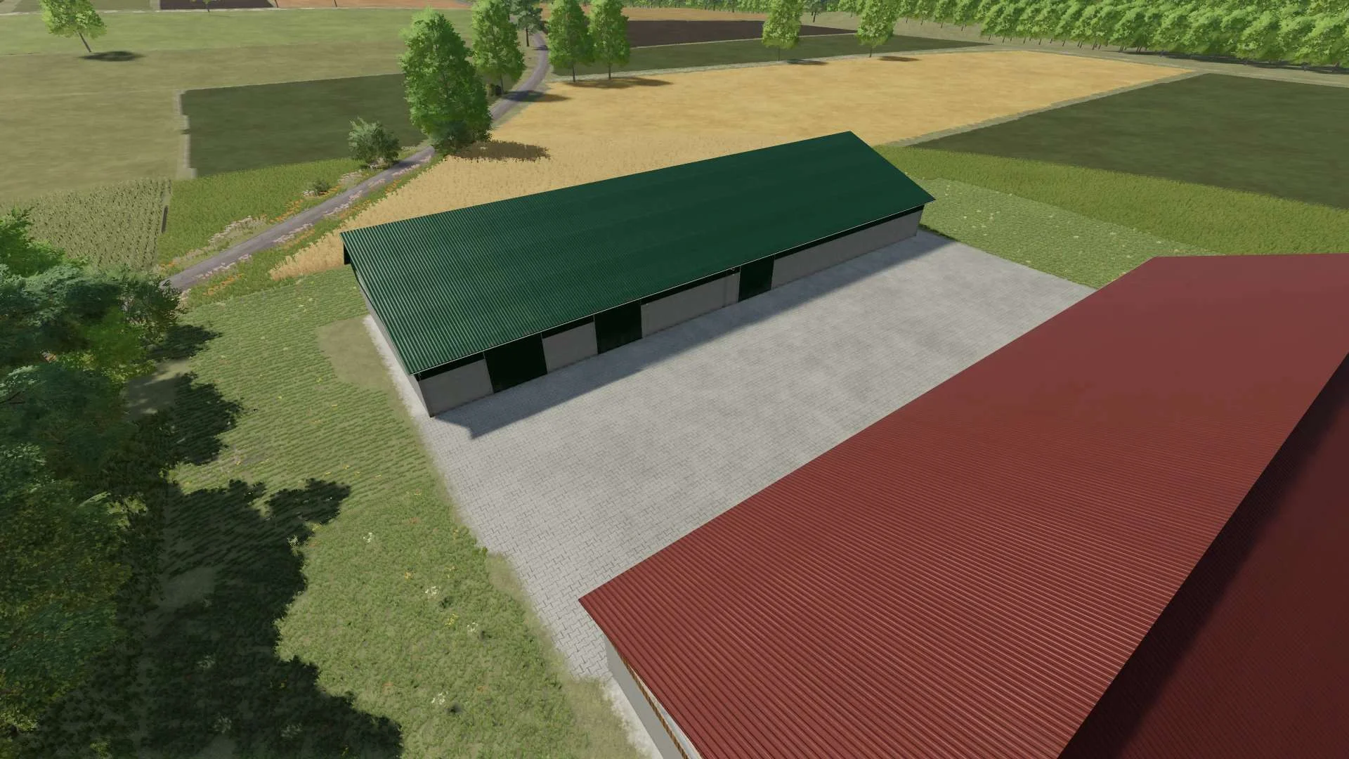 Large warehouse hall v1.0 FS22 FS22 Mod Free Download