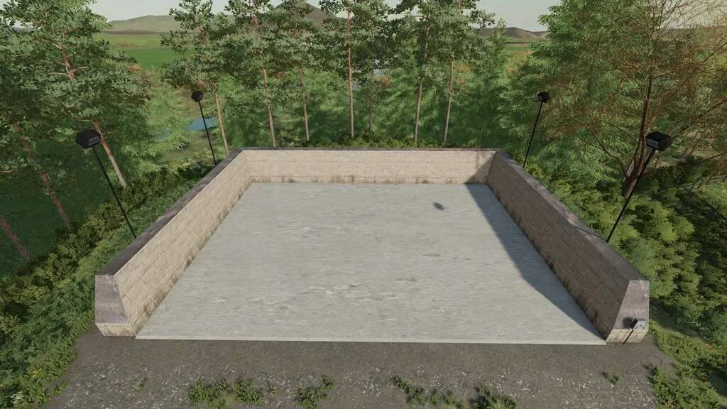 Lighted Bunker Silo v1.0 FS22