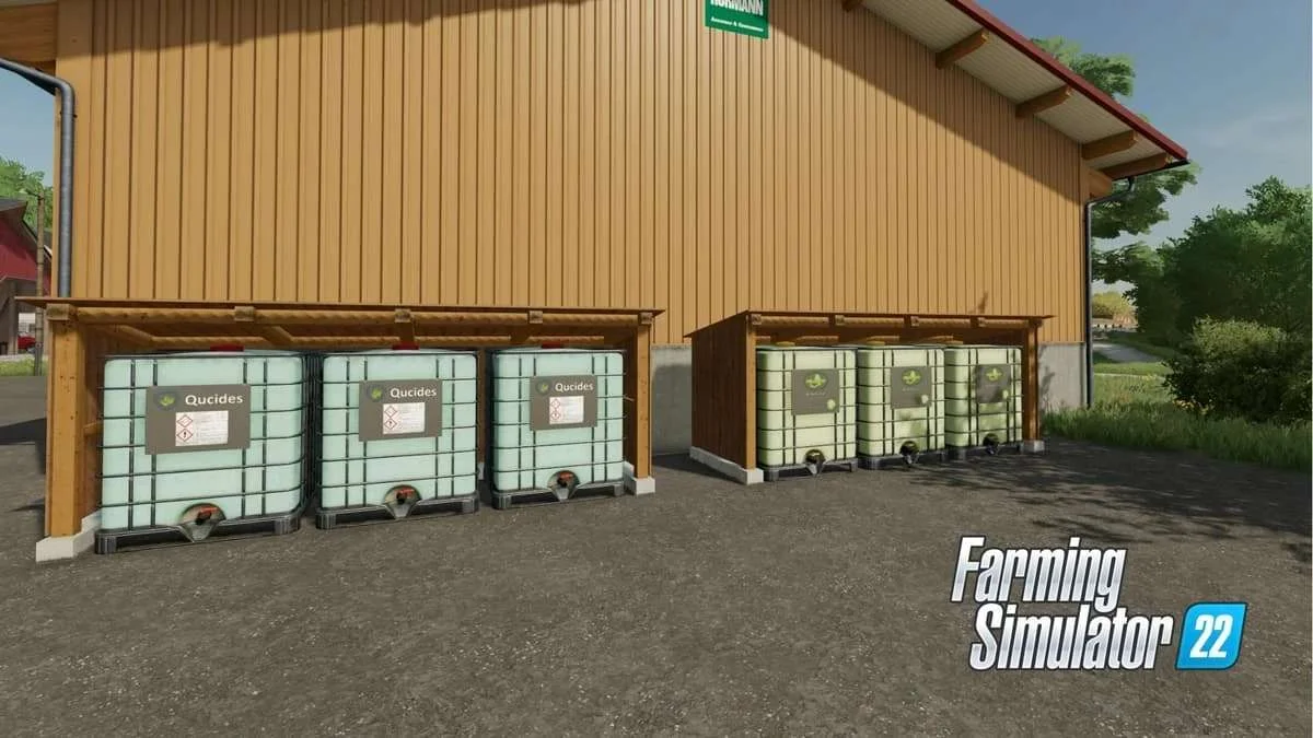 Liquid fertilizer huts v1.0 FS22 FS22 Mod Free Download