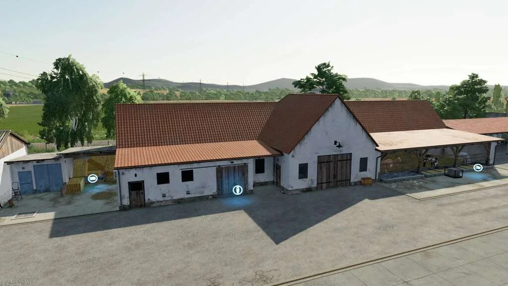 Lizard Animal Barns Expandable Pastures Ready v1.0 FS22