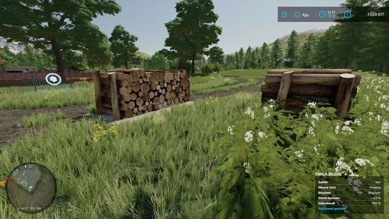 Log decoration v1.0 FS22 FS22 Mod Free Download