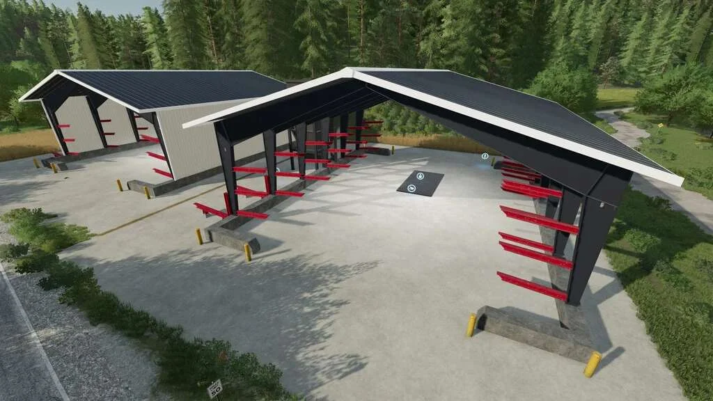 Lumber Storage v1.0 FS22 FS22 Mod Free Download