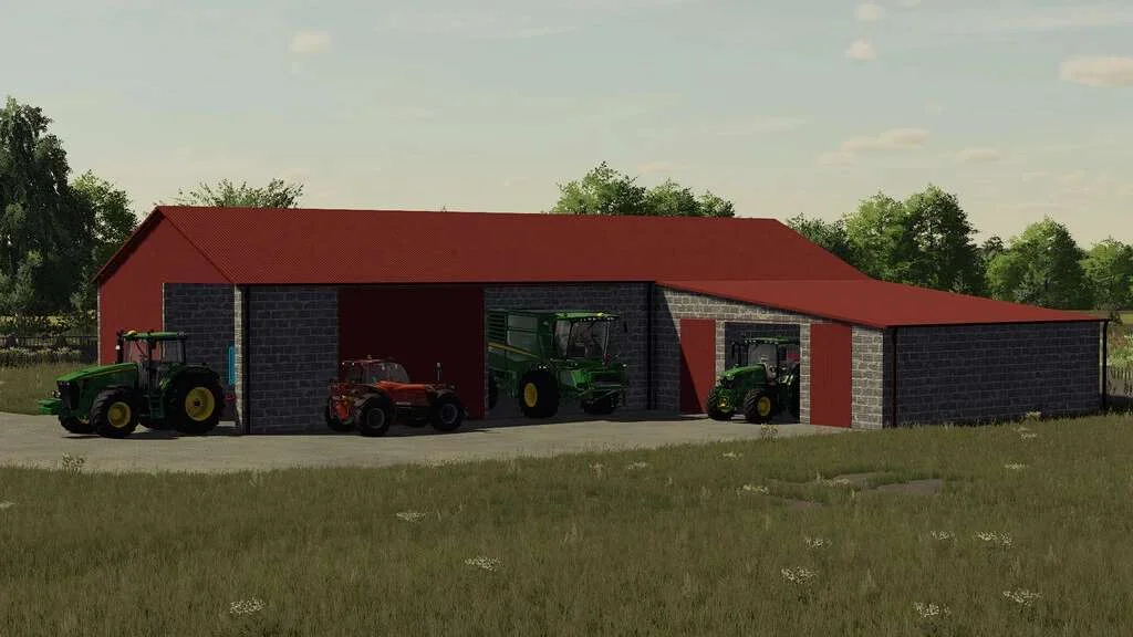 Machine Hall v1.0 FS22 FS22 Mod Free Download