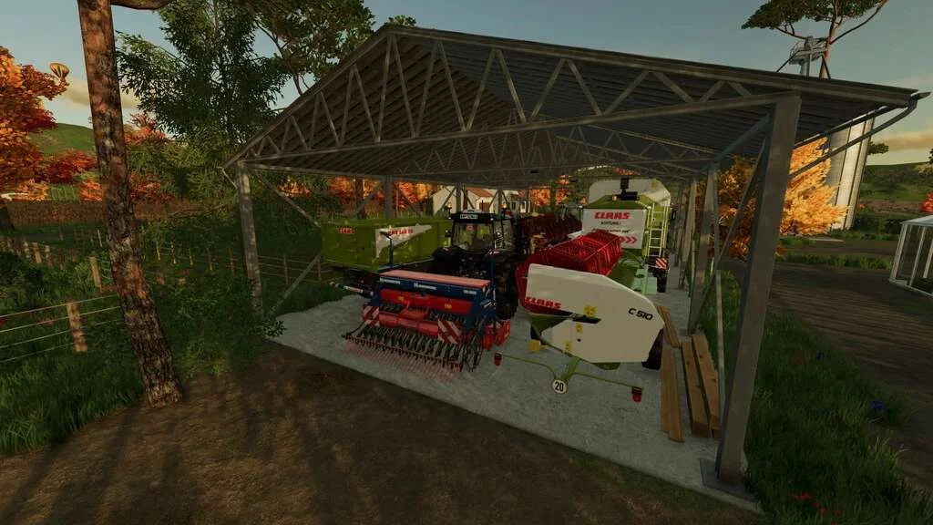 Machine Shelter v1.0 FS22 FS22 Mod Free Download