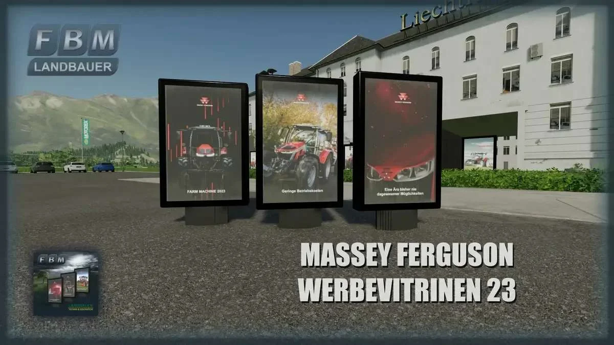 Massey Ferguson Advertising Showcases 23 v1.0 FS22