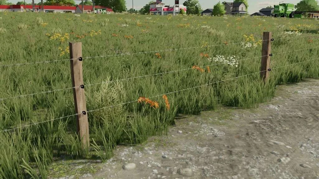 Meadow Fence Pack v1.0 FS22 FS22 Mod Free Download