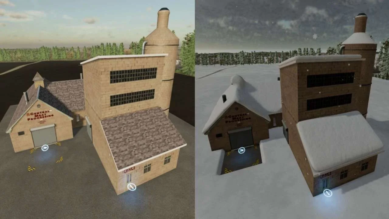 Meat Processing Plant v1.0 FS22 FS22 Mod Free Download