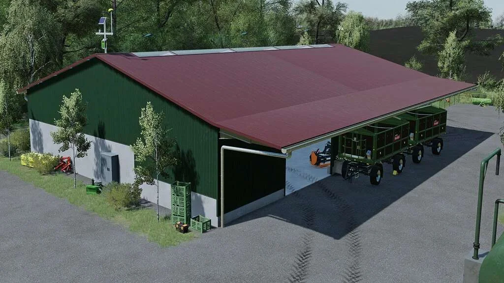 Medium Metal Machine Hall v1.0 FS22 FS22 Mod Free Download