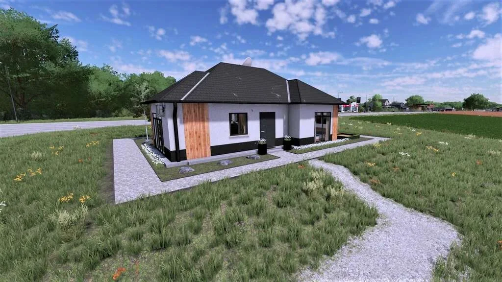 Medium Modern House v1.0 FS22 FS22 Mod Free Download