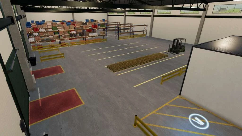Medium Sized Warehouse v1.0 FS22 FS22 Mod Free Download