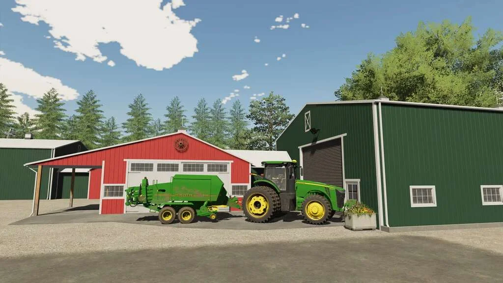 Metal Hall With Extension v1.0 FS22