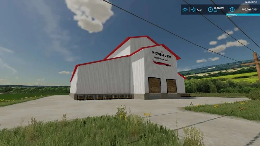 Midwest View Shed v1.0 FS22 FS22 Mod Free Download