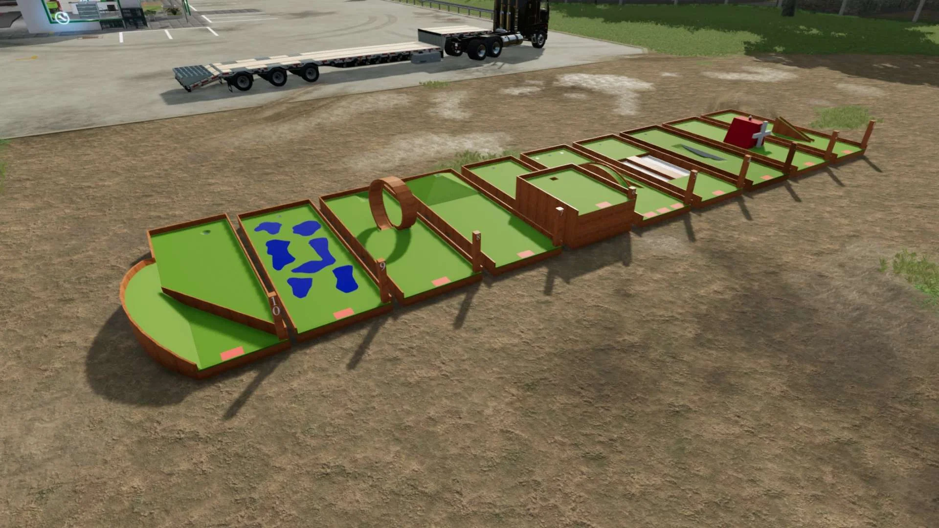 MiniGolf Set v1.0 FS22 FS22 Mod Free Download