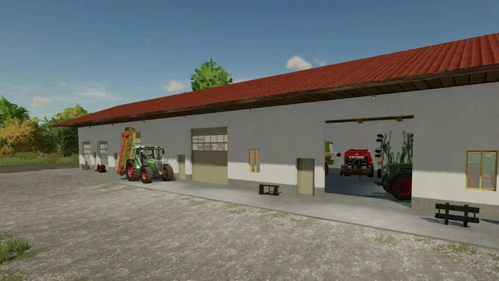 Modern Machinehall Package v1.3.0.1 FS22