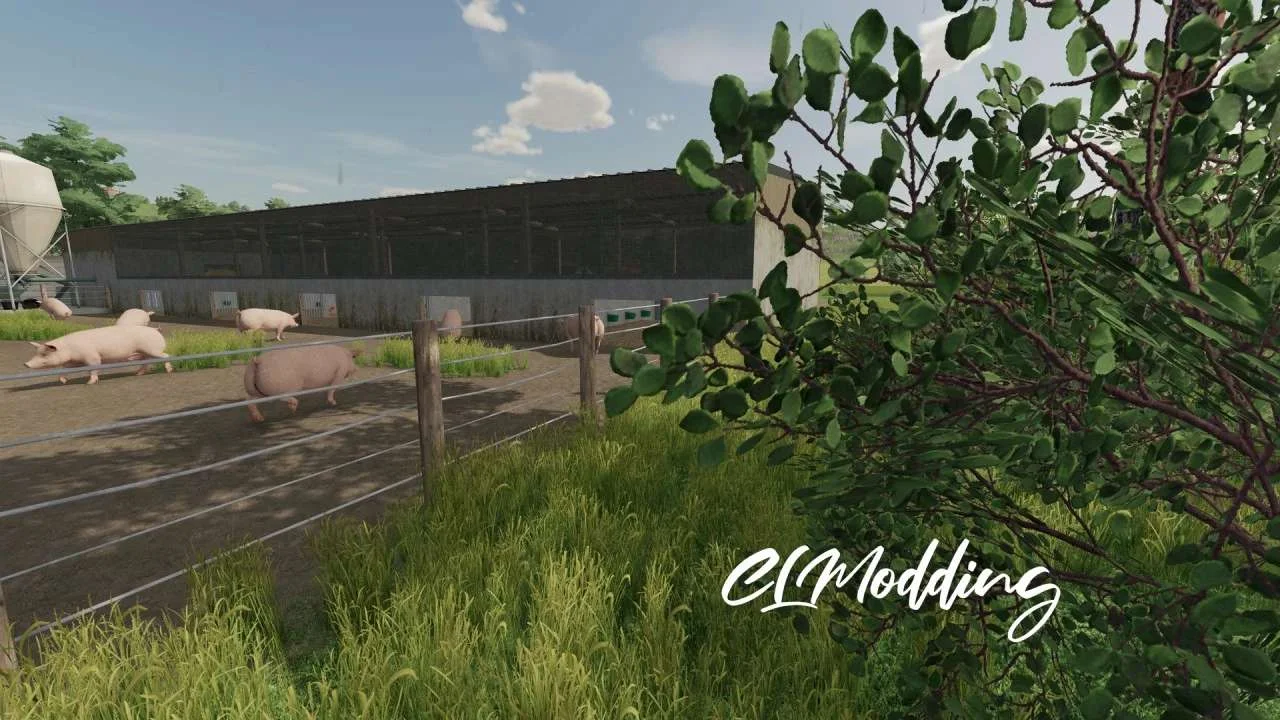 Modern Piggery v1.1 FS22 FS22 Mod Free Download