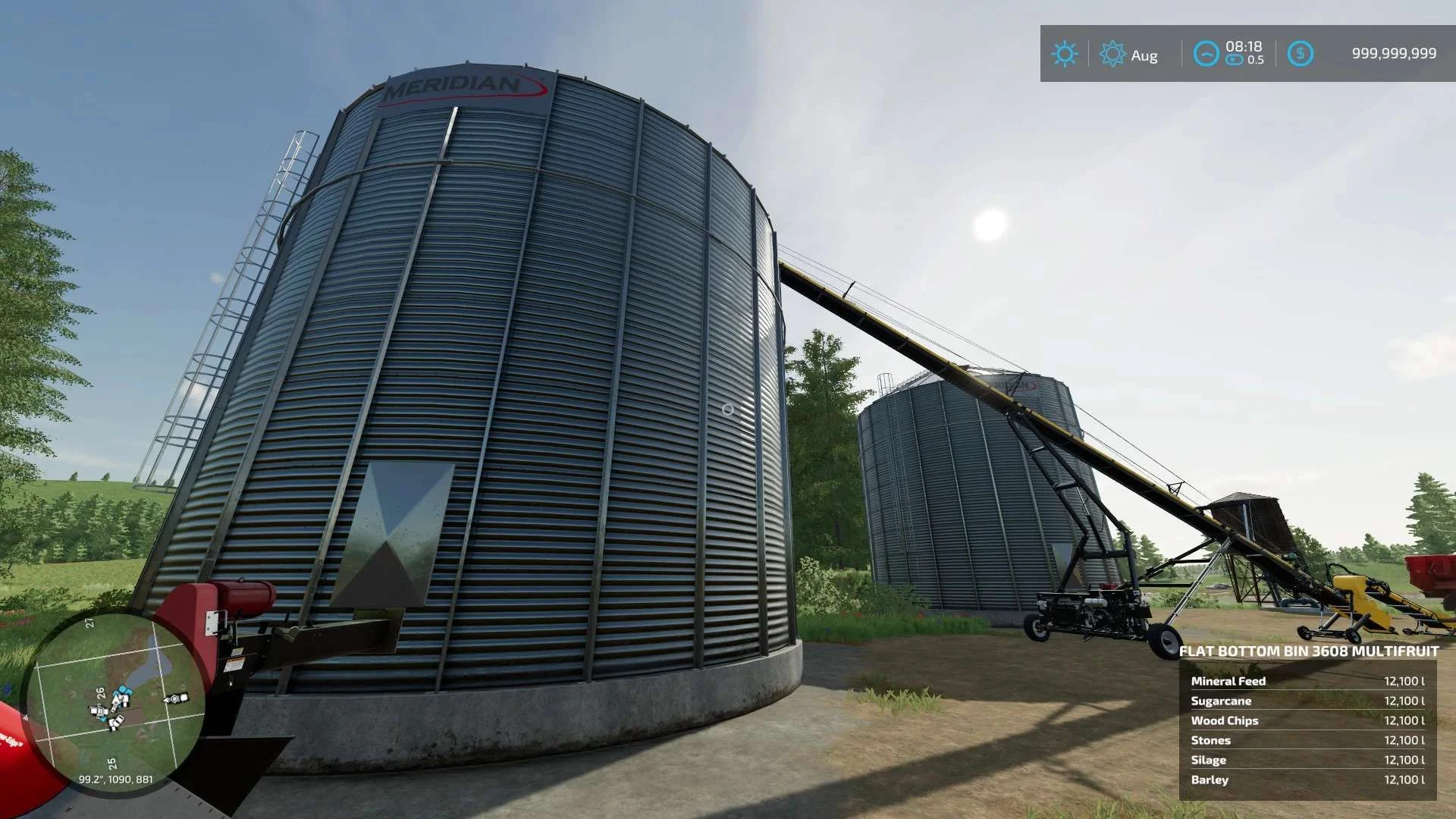 Multifruit Meridian Silo Pack v1.0 FS22 FS22 Mod Free Download