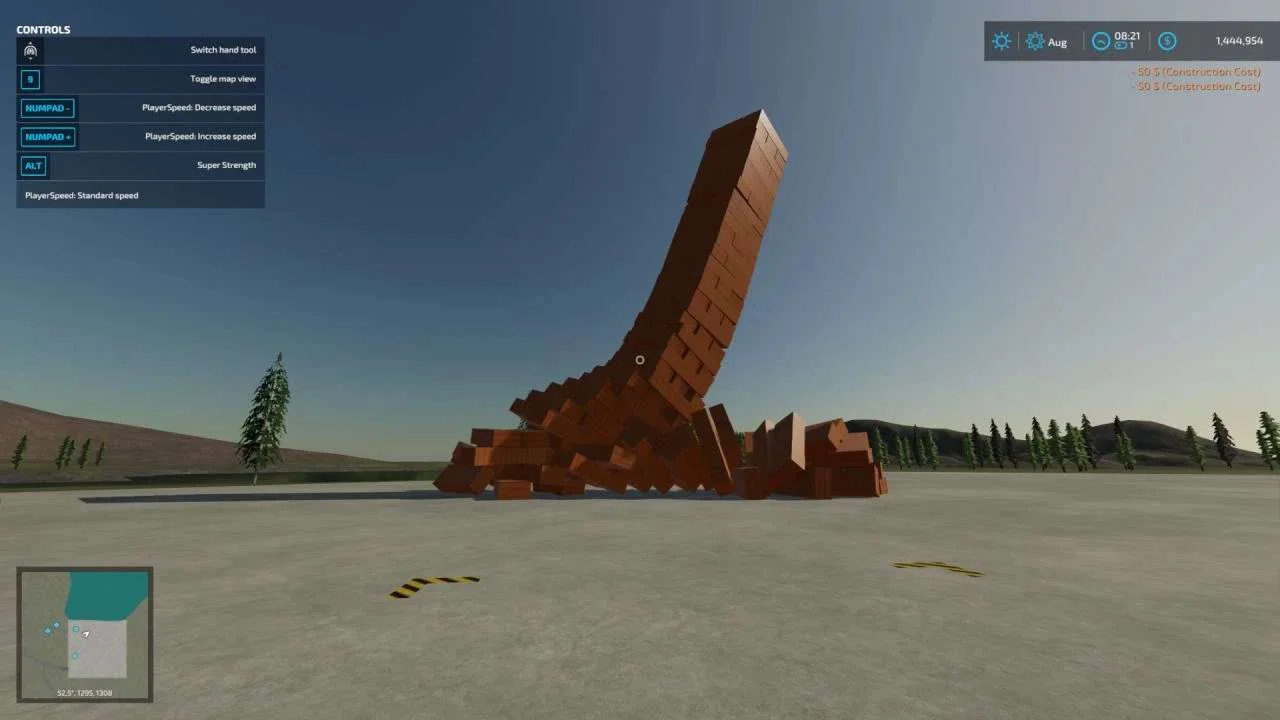 MWL Jenga Block Set 24 v1.0 FS22 FS22 Mod Free Download