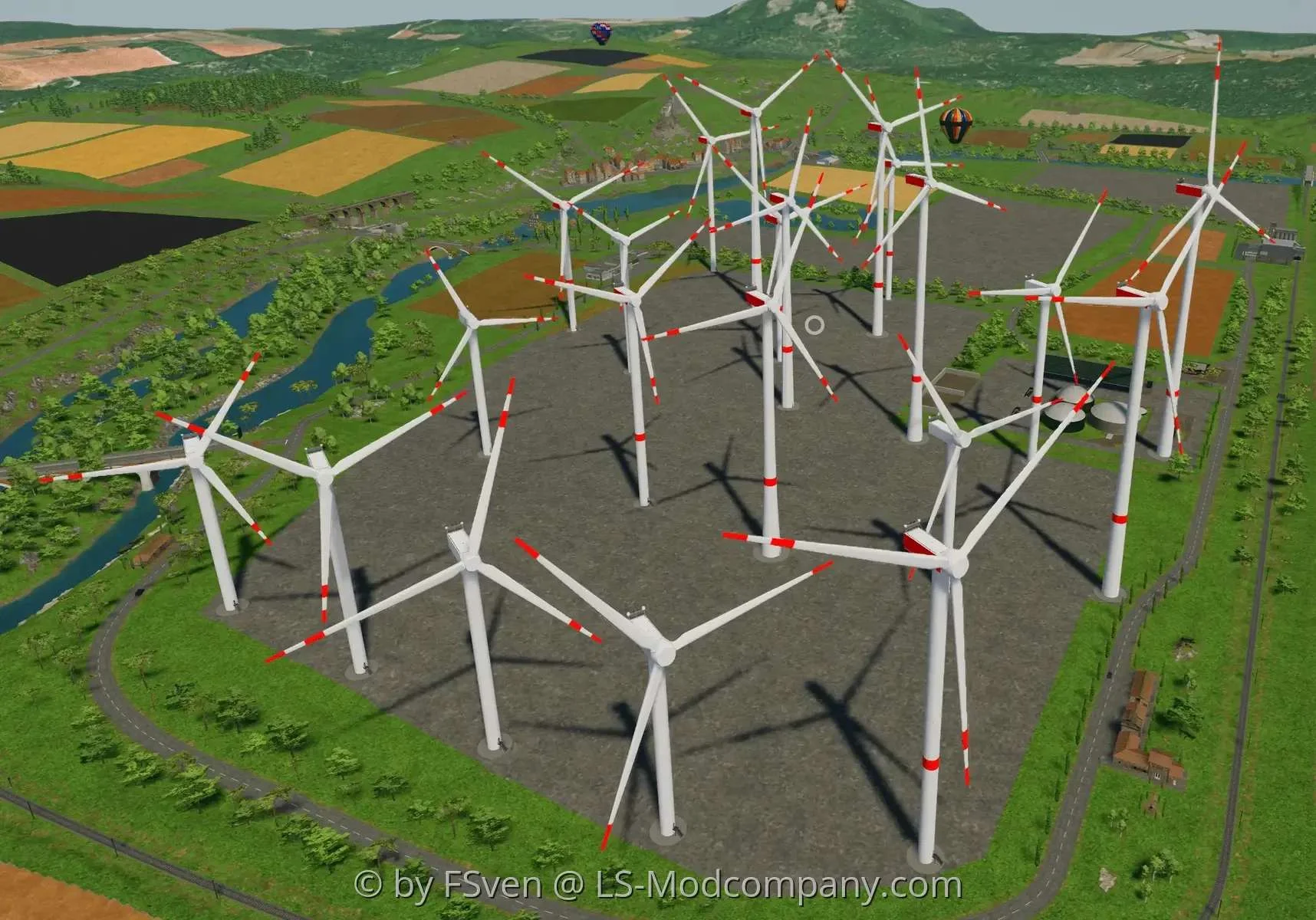 Nordex Delta Windturbines v1.0 FS22 FS22 Mod Free Download