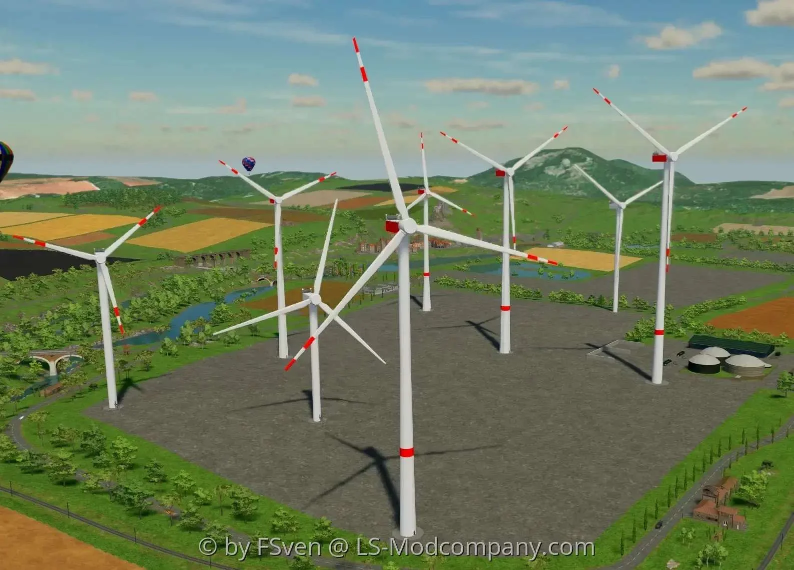 Nordex Delta Windturbines v1.1 FS22 FS22 Mod Free Download