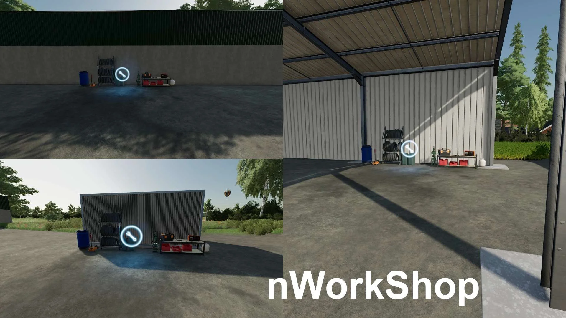 nWorkShop v1.0 FS22 FS22 Mod Free Download
