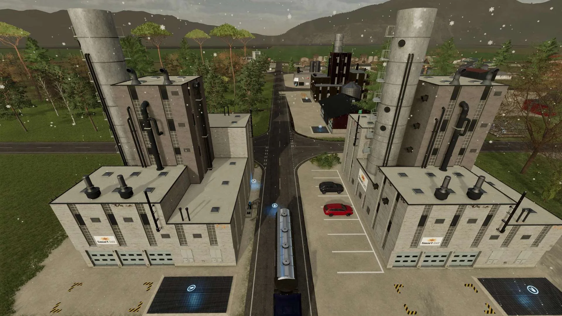 Oil Factory with Bulk Loading Facility V1.0 FS22 FS22 Mod Free Download