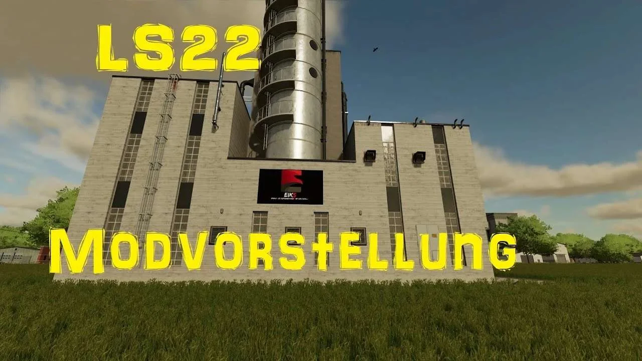 Oil mill by Eiks v1.0 FS22 FS22 Mod Free Download