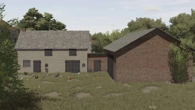 Old Building With a Chicken Coop v1.0 FS22