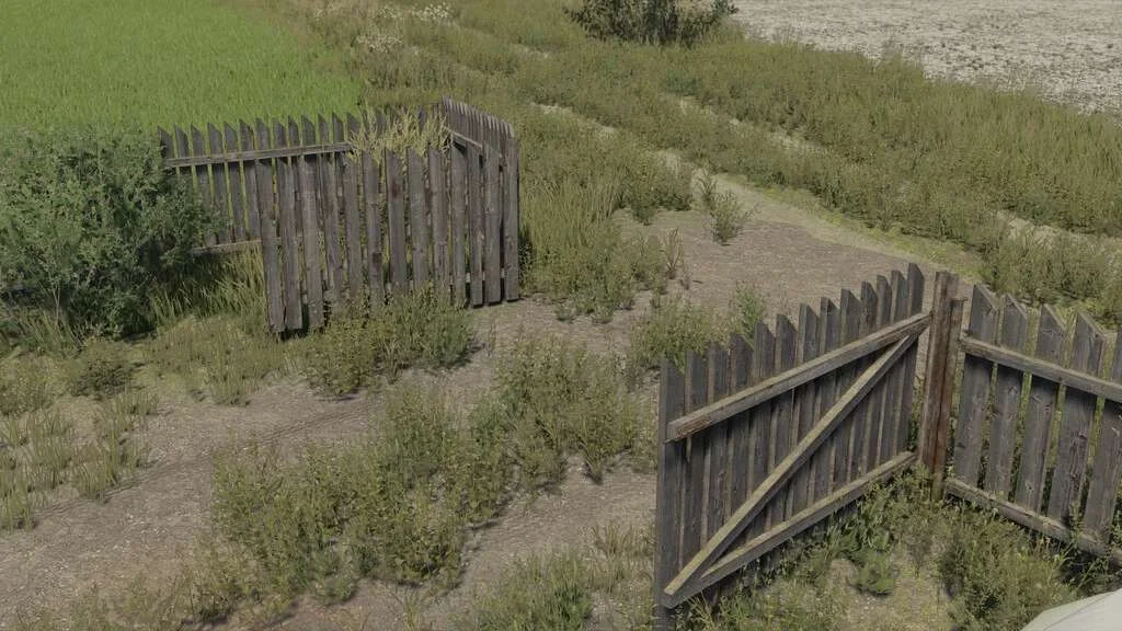 Old Fence And Gate v1.0 FS22 FS22 Mod Free Download