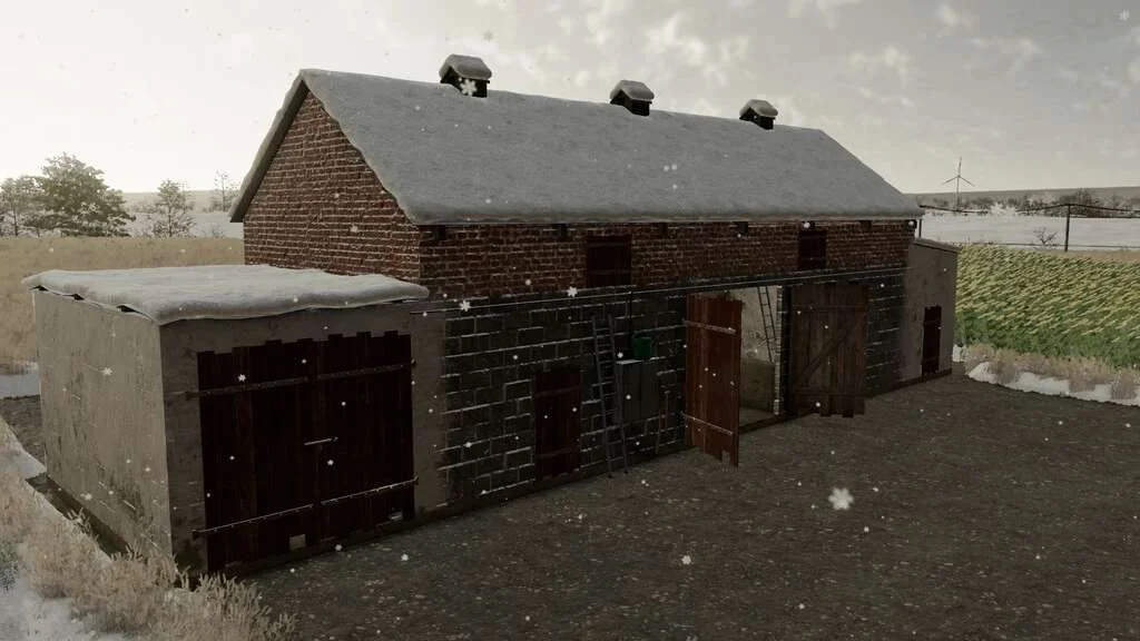 Old Pigsty With Garage v1.0 FS22