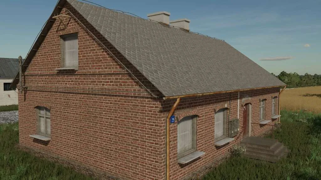 Old Post German House v1.0 FS22 FS22 Mod Free Download