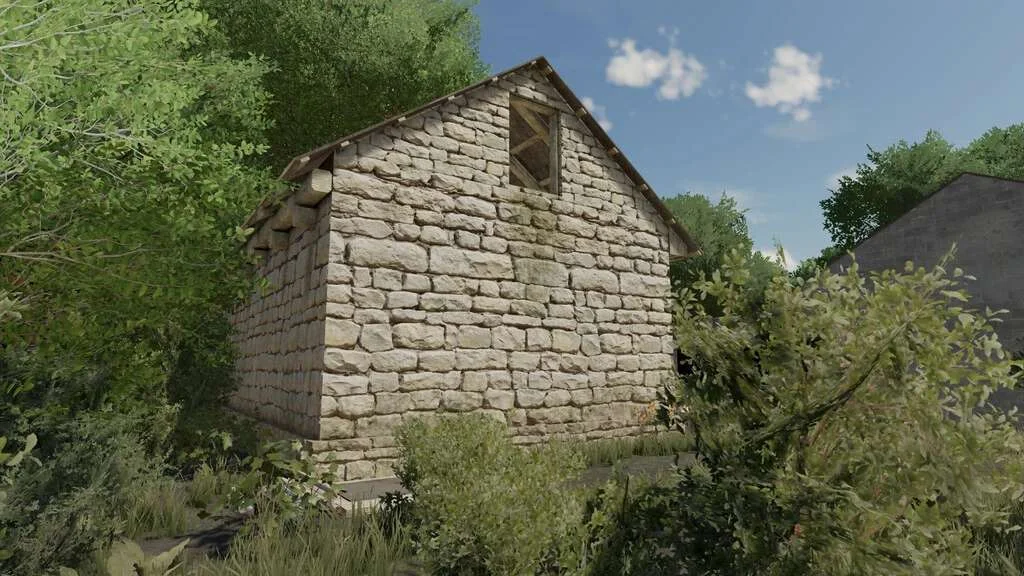 Old Stone Cowshed v1.0 FS22