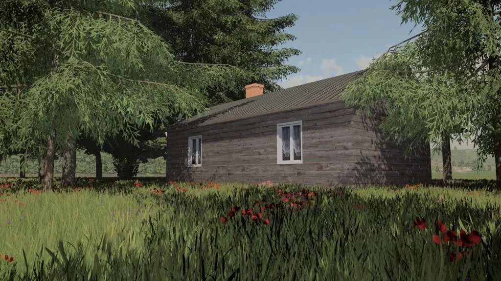 Old Wooden House v1.0 FS22 FS22 Mod Free Download