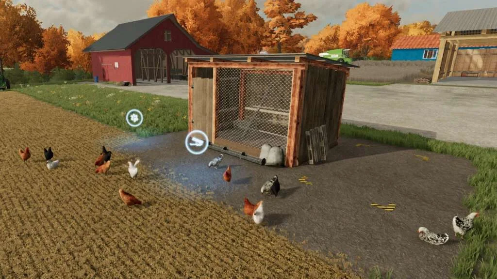 Open Chicken Coop v1.0 FS22 FS22 Mod Free Download