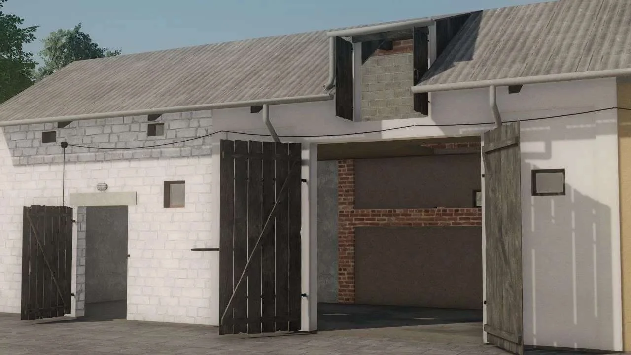 Outbuilding With Garage v1.0 FS22
