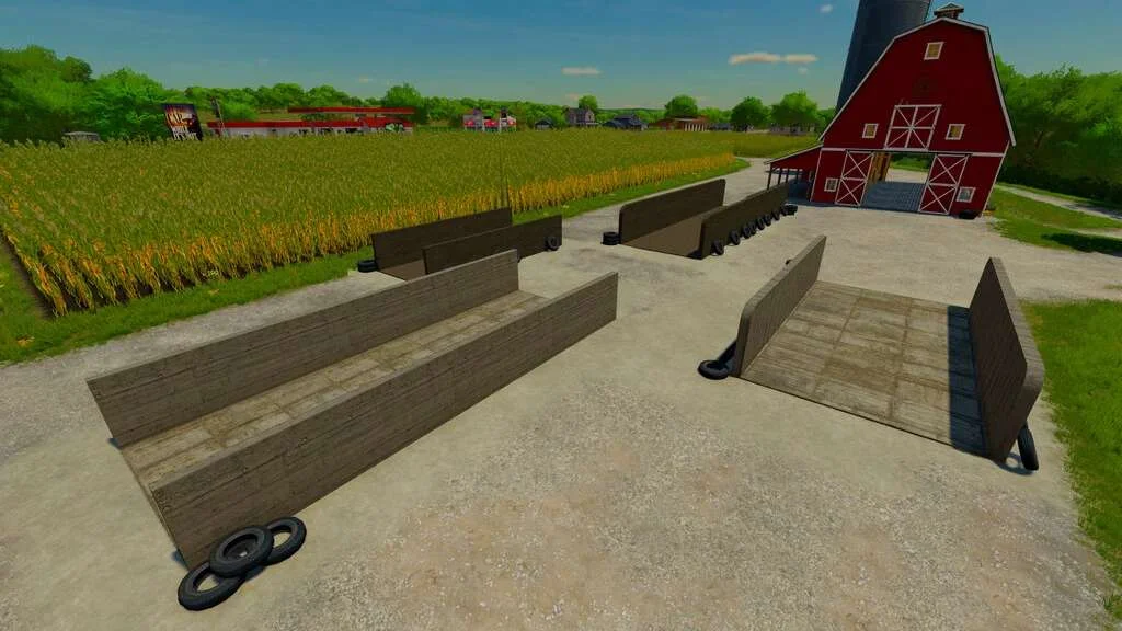 Pack Of Bunker Silos v1.0 FS22 FS22 Mod Free Download