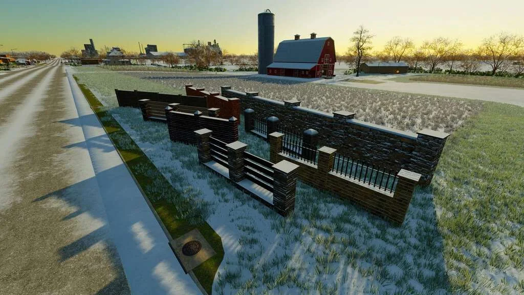 Pack Of Fences v1.0 FS22 FS22 Mod Free Download