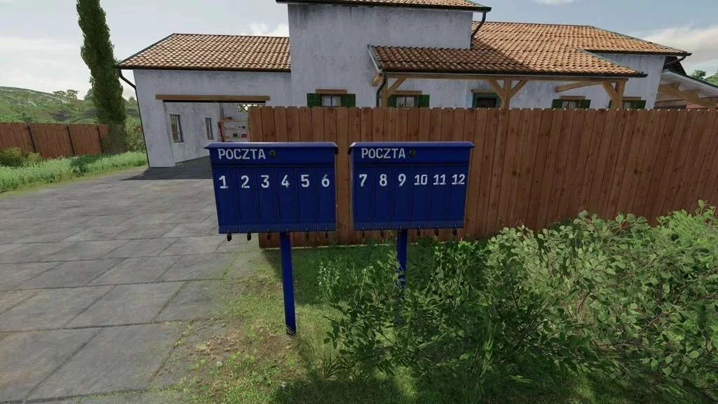 Pack of two mailboxes v1.0 FS22 FS22 Mod Free Download