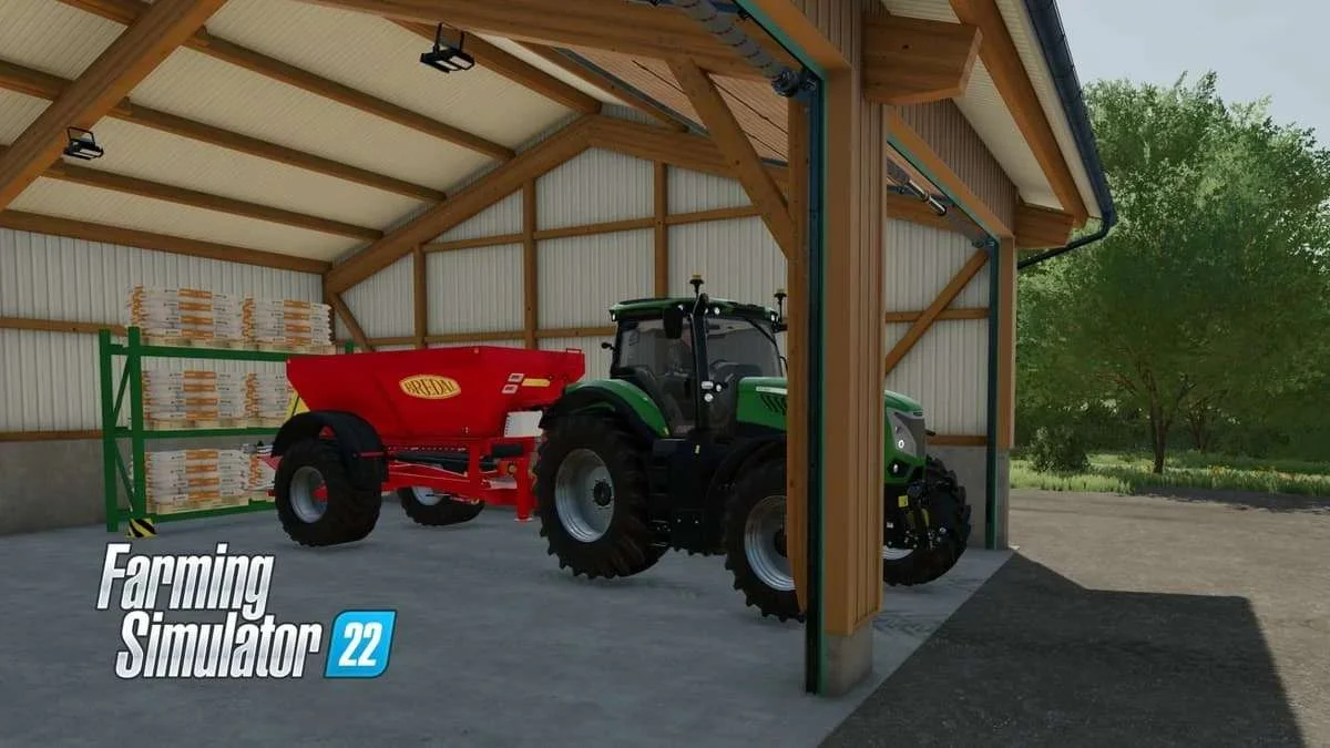 Pallet Shop Rack v1.1 FS22 FS22 Mod Free Download