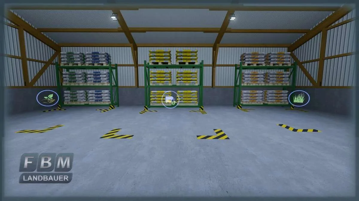 Pallet shopping shelves v1.0 FS22 FS22 Mod Free Download