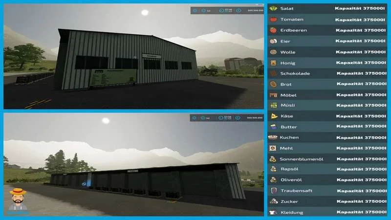 Pallet warehouse for all pallets with 375000 capacity v1.1 FS22 FS22 Mod Free Download