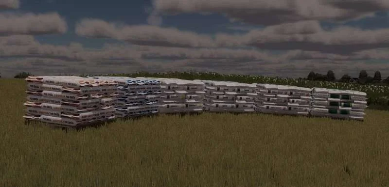 PALLETS WITH POLISH FERTILIZERS v1.0 FS22 FS22 Mod Free Download