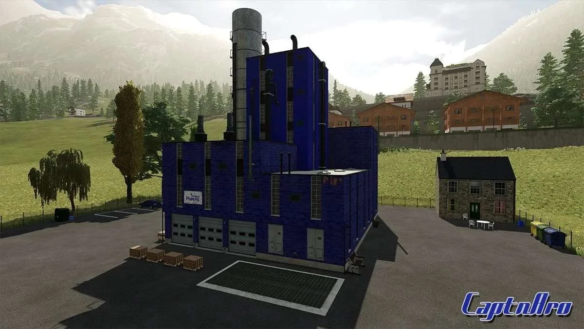 Papers Factories By CaptnAro v1.0 FS22 FS22 Mod Free Download
