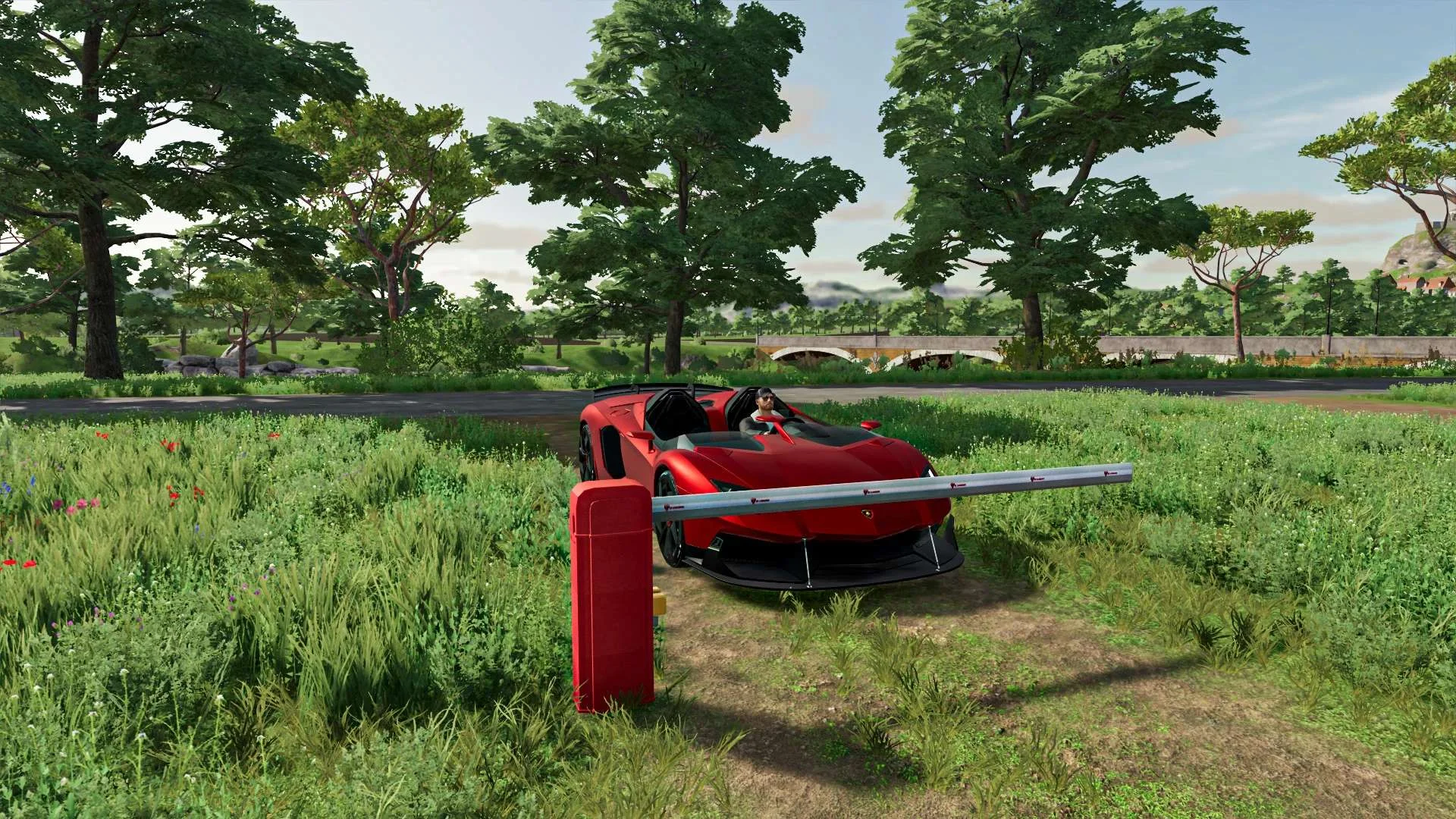 Parking Barrier V1.0 FS22 FS22 Mod Free Download