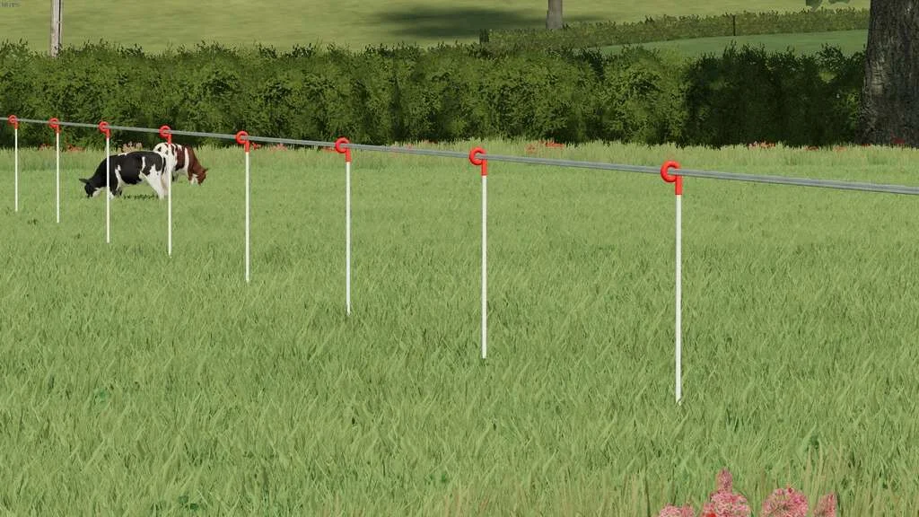 Pig Tail Polytape Electric Fences v1.0 FS22